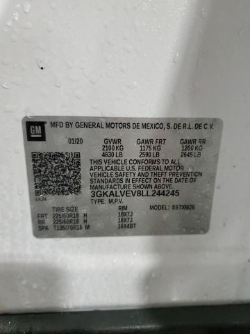 2020 GMC TERRAIN SL - 3GKALVEV8LL244245