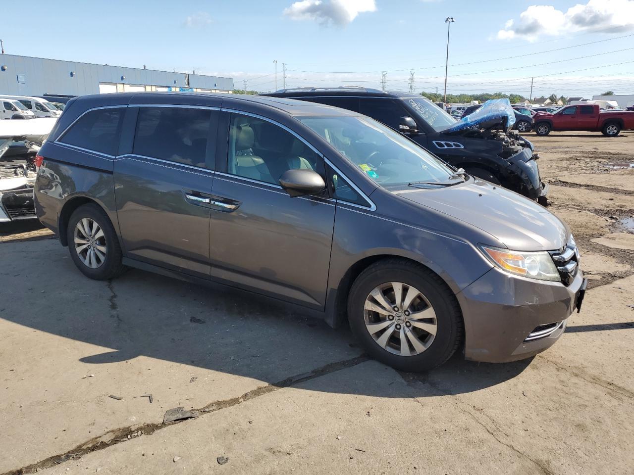 Lot #3006242456 2014 HONDA ODYSSEY EX