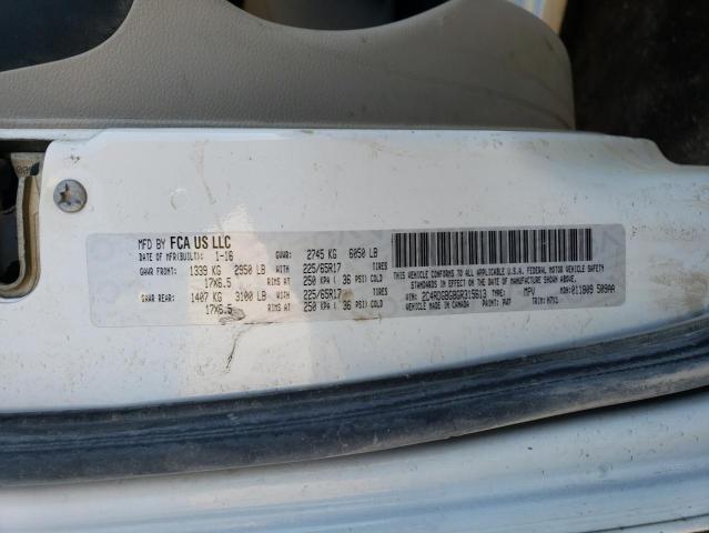2016 DODGE GRAND CARA - 2C4RDGBG8GR315613