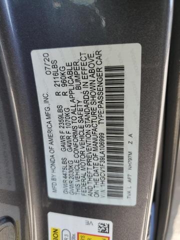 VIN 1HGCV1F39LA106999 2020 HONDA ACCORD no.12