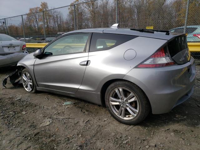 HONDA CR-Z EX 2011 silver  hybrid engine JHMZF1D63BS011493 photo #3