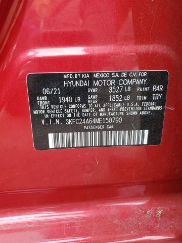 2021 HYUNDAI ACCENT SE 3KPC24A64ME150790