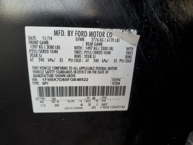 2015 FORD EXPLORER X - 1FM5K7D85FGB48522