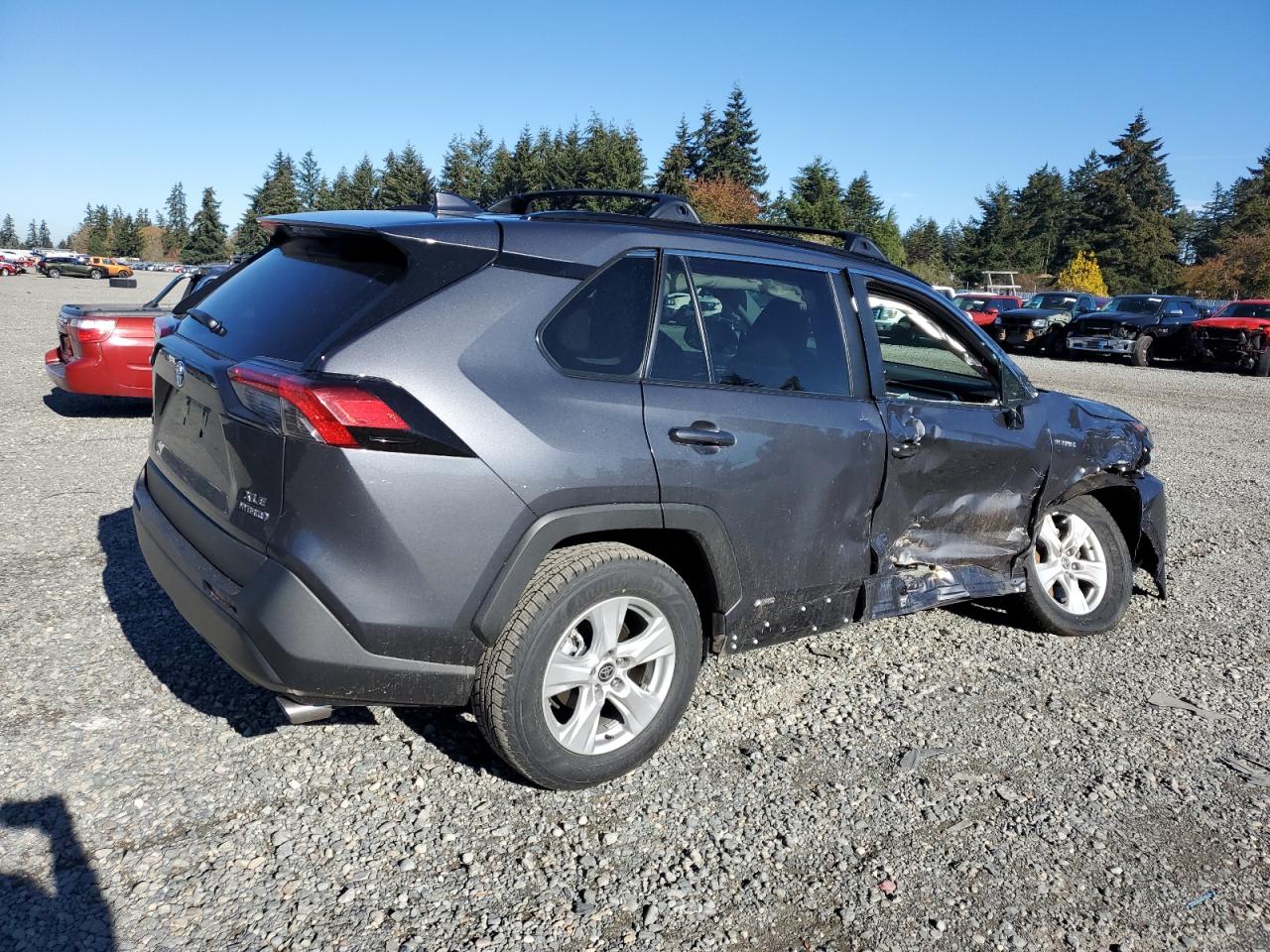 Lot #3033052991 2021 TOYOTA RAV4 XLE