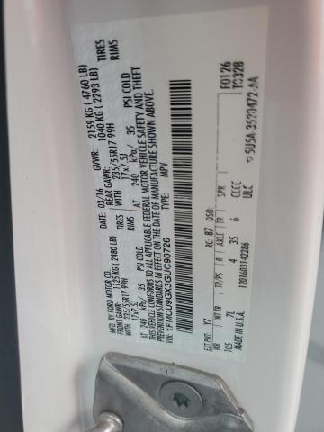 2016 FORD ESCAPE SE - 1FMCU9GX3GUC90726