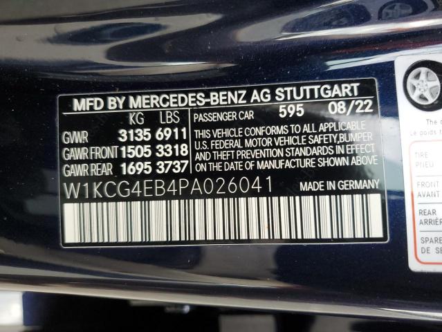 2023 MERCEDES-BENZ EQS SEDAN - W1KCG4EB4PA026041