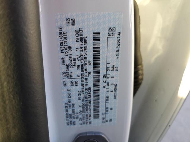 2022 FORD ESCAPE SEL - 1FMCU0H63NUB88020
