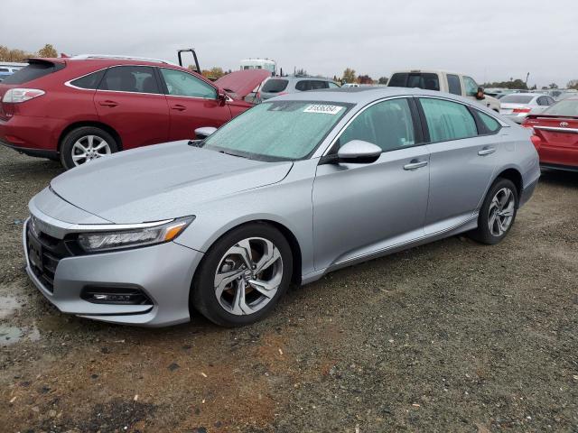 HONDA ACCORD EXL 2018 silver  gas 1HGCV1F54JA217006 photo #1