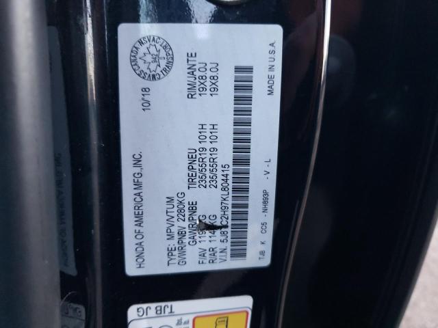 2019 ACURA RDX PLATIN 5J8TC2H97KL804415