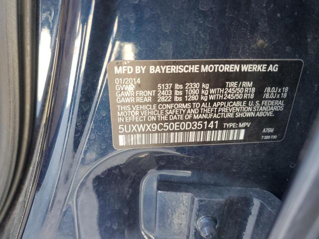 VIN 5UXWX9C50E0D35141 2014 BMW X3 no.14