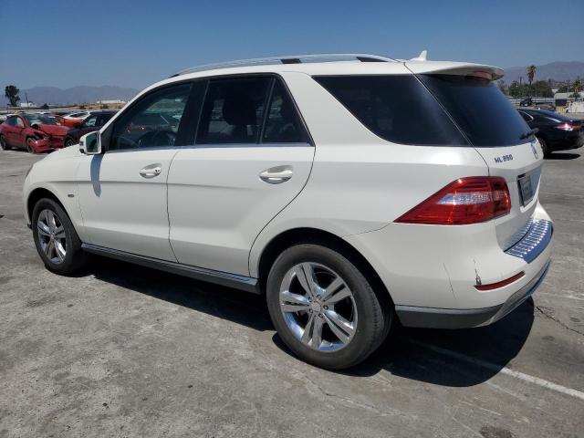 MERCEDES-BENZ ML 350 4MA 2012 white 4dr spor gas 4JGDA5HB9CA023000 photo #3