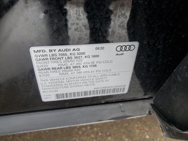 2020 AUDI E-TRON SPO - WA12ABGE3LB035458