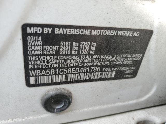 VIN WBA5B1C58ED481786 2014 BMW 5 SERIES no.12