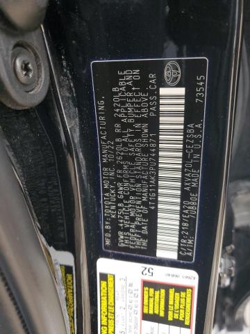 VIN 4T1G11AK3PU744871 2023 TOYOTA CAMRY no.12