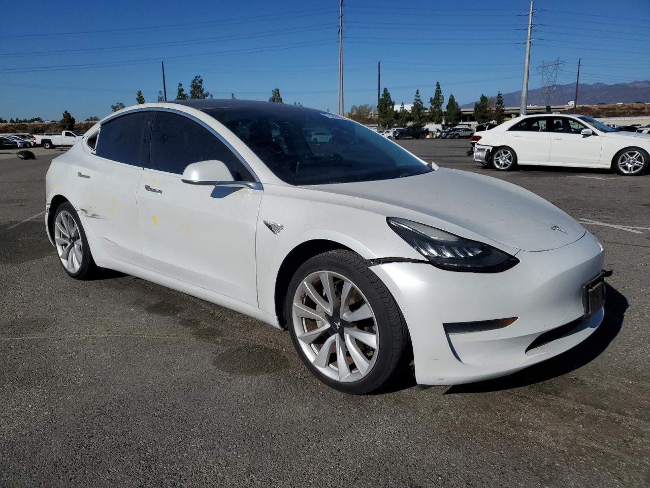 Lot #2989217765 2020 TESLA MODEL 3