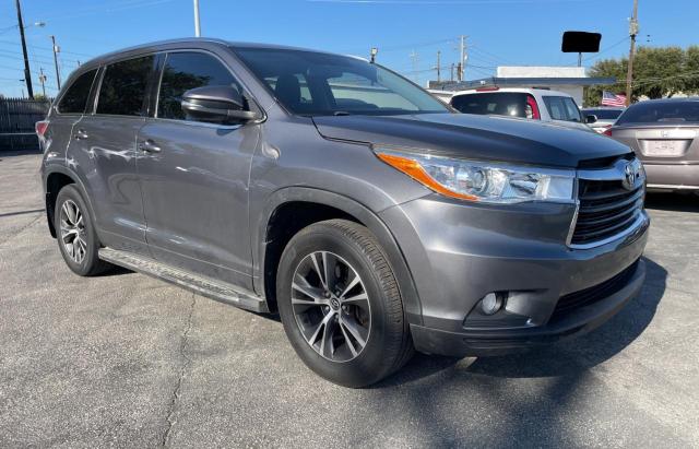 VIN 5TDKKRFH0GS144885 2016 Toyota Highlander, Xle no.1