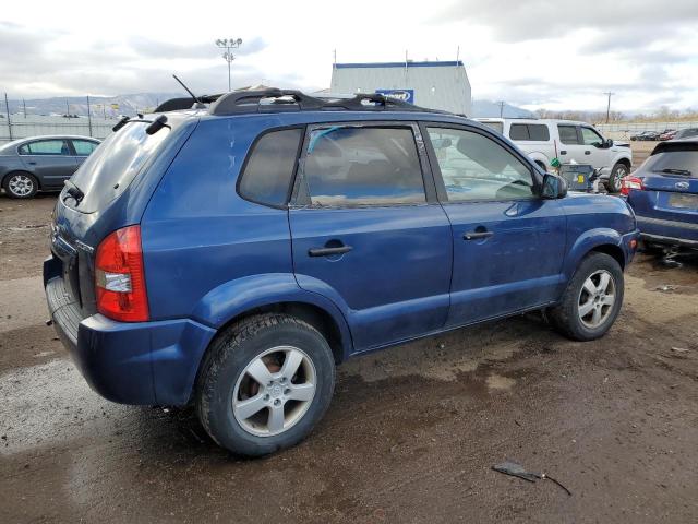 HYUNDAI TUCSON GL 2006 blue  gas KM8JM72B56U304731 photo #4