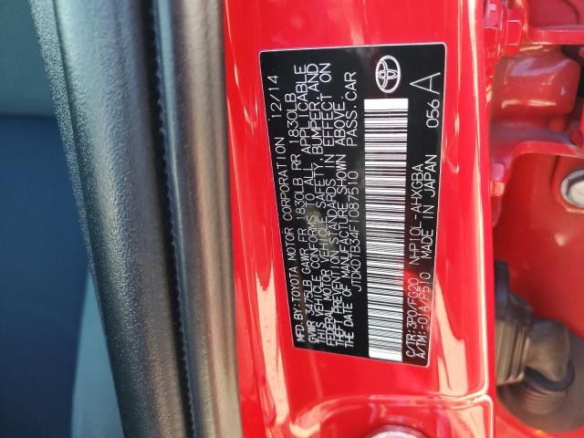 2015 TOYOTA PRIUS C - JTDKDTB34F1087510