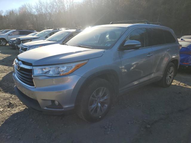 VIN 5TDJKRFH2ES008962 2014 Toyota Highlander, Xle no.1