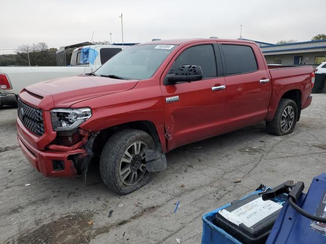 TOYOTA TUNDRA CRE 2018 red  flexible fuel 5TFAW5F15JX777041 photo #1