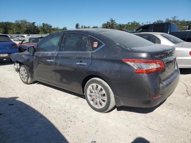 NISSAN SENTRA S 2014 gray sedan 4d gas 3N1AB7APXEY339609 photo #3