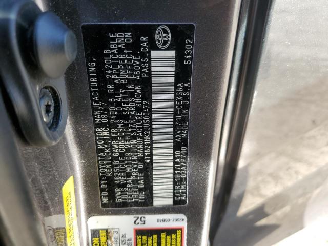2019 TOYOTA CAMRY HYBR - 4T1B21HK2JU500472