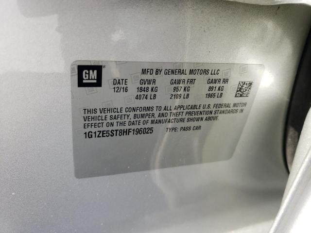2017 CHEVROLET MALIBU LT - 1G1ZE5ST8HF196025