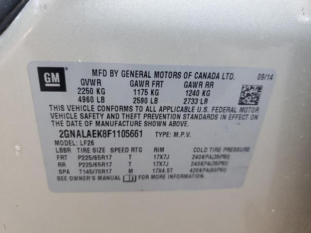 2015 CHEVROLET EQUINOX LS - 2GNALAEK8F1105661