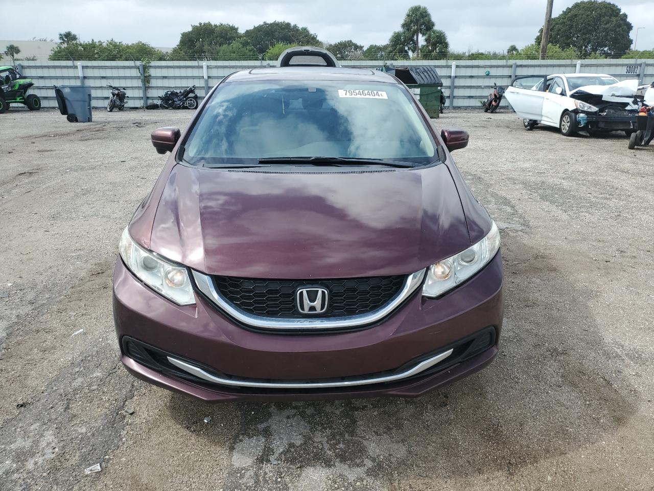 Lot #3024232810 2014 HONDA CIVIC EX