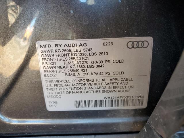 2023 AUDI SQ5 SPORTB - WA124AFYXP2106254
