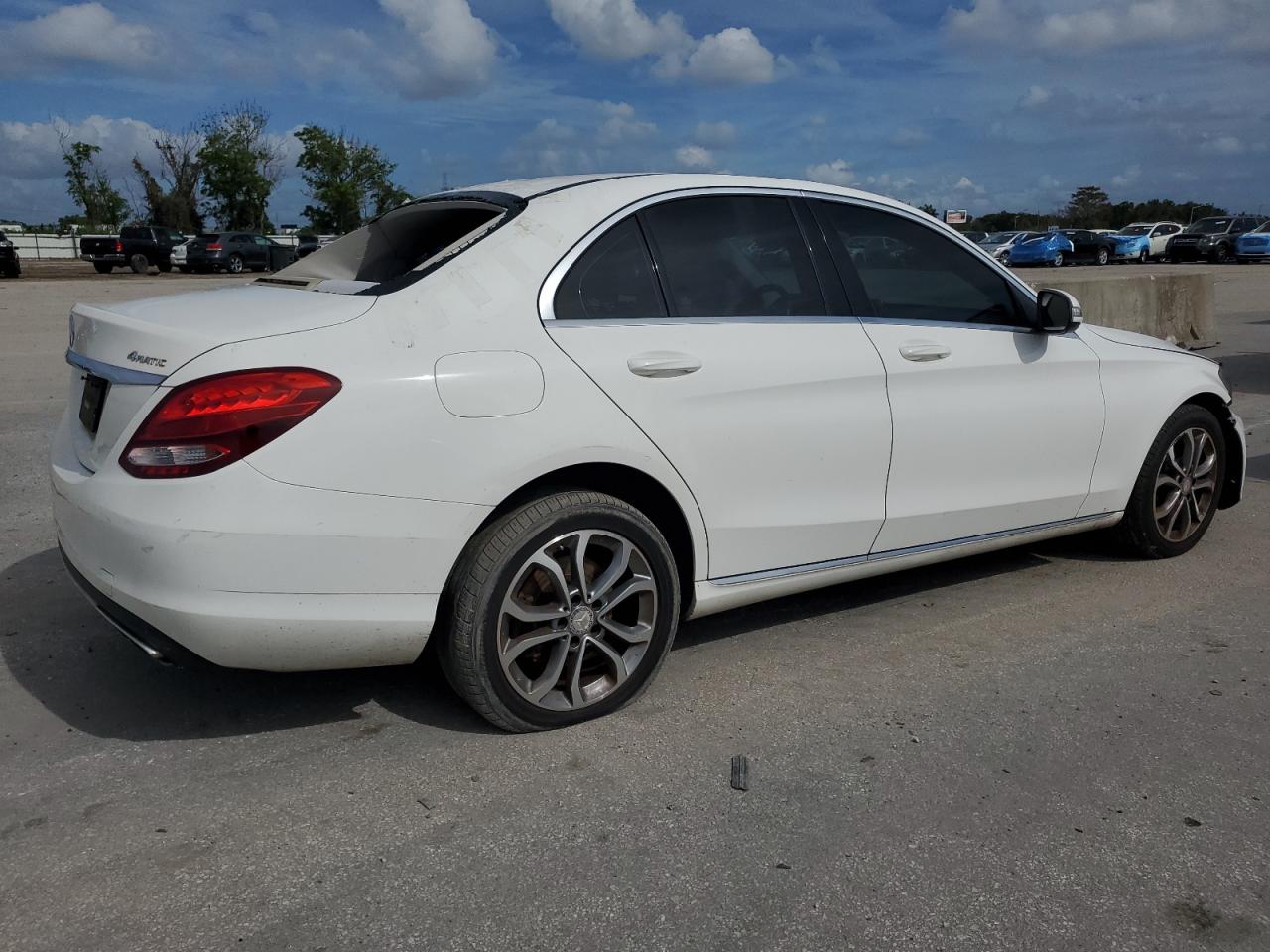 Lot #2974148366 2015 MERCEDES-BENZ C 300 4MAT