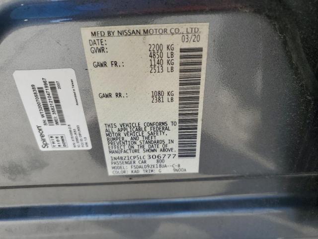 VIN 1N4BZ1CP5LC306777 2020 Nissan Leaf, Sv Plus no.13