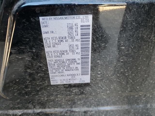 2020 NISSAN PATHFINDER - 5N1DR2CM8LC600037