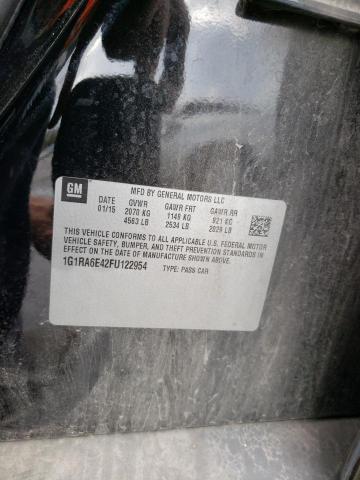 2015 CHEVROLET VOLT - 1G1RA6E42FU122954