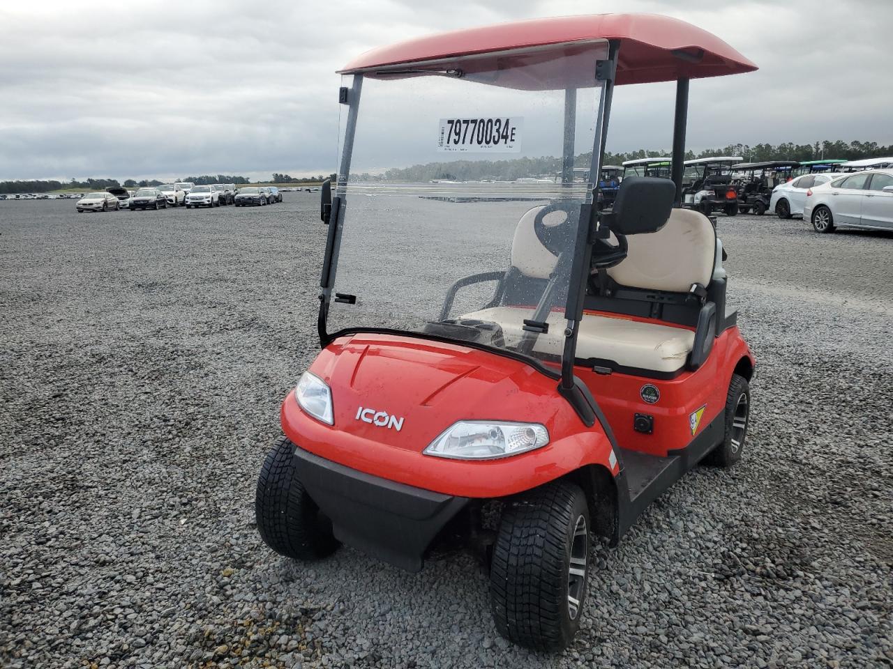 Lot #2979337041 2017 ICON GOLF CART