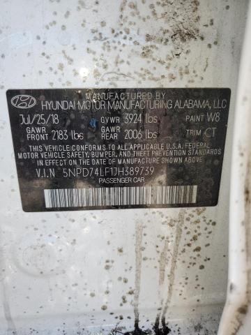 2018 HYUNDAI ELANTRA SE - 5NPD74LF1JH389739
