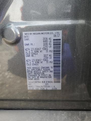 2017 NISSAN ROGUE S - 5N1AT2MT9HC883906