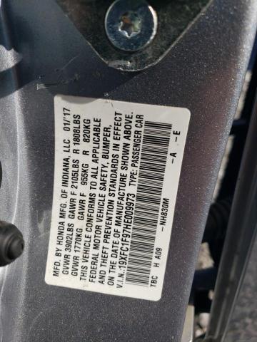 2017 HONDA CIVIC TOUR - 19XFC1F97HE009973