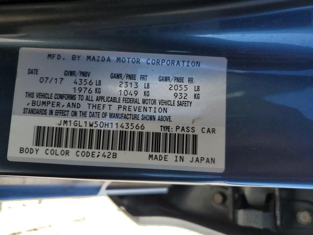 2017 MAZDA 6 GRAND TO - JM1GL1W50H1143566