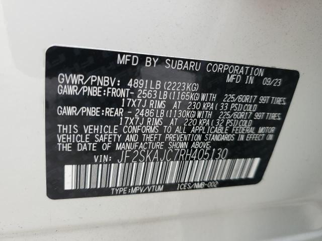 2024 SUBARU FORESTER W - JF2SKAJC7RH405130