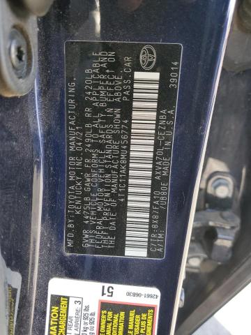 2021 TOYOTA CAMRY LE - 4T1C11AK8MU456774