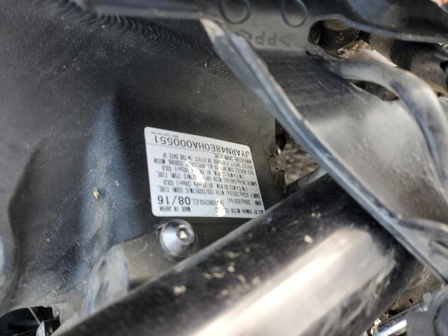 2017 YAMAHA FZ10 JYARN48E0HA000551