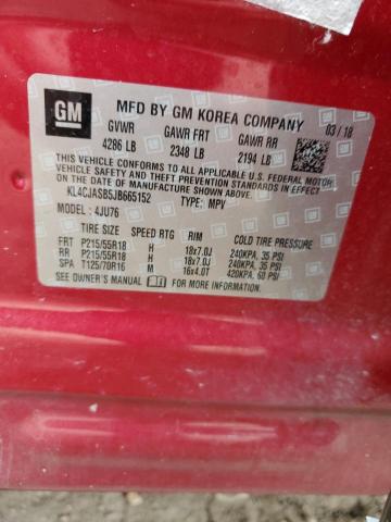 2018 BUICK ENCORE PRE - KL4CJASB5JB665152