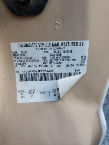 VIN 1FDUF4GY2FEC59468 2015 FORD F450 no.10