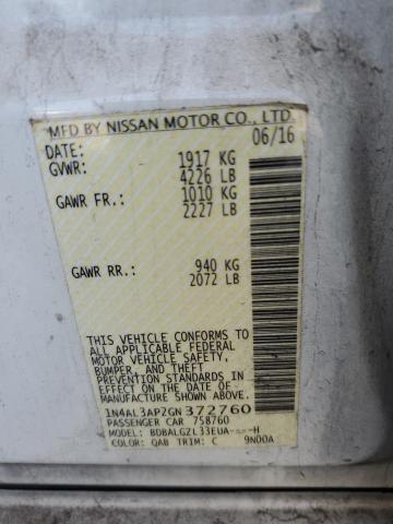 2016 NISSAN ALTIMA 2.5 - 1N4AL3AP2GN372760