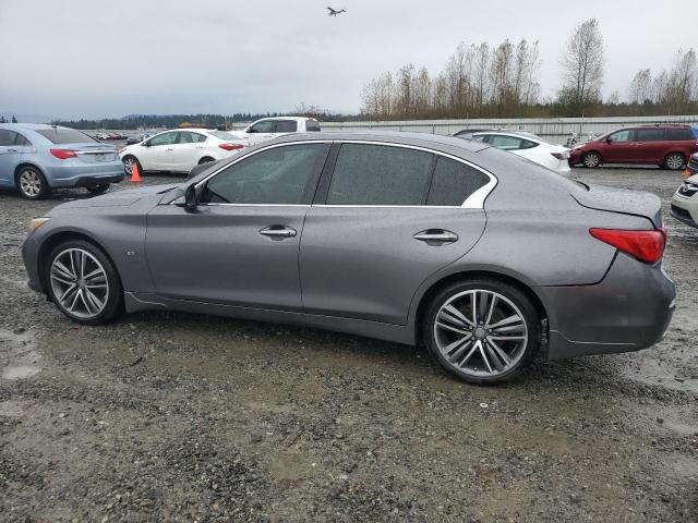 INFINITI Q50 BASE 2015 gray  gas JN1BV7AR4FM393294 photo #3