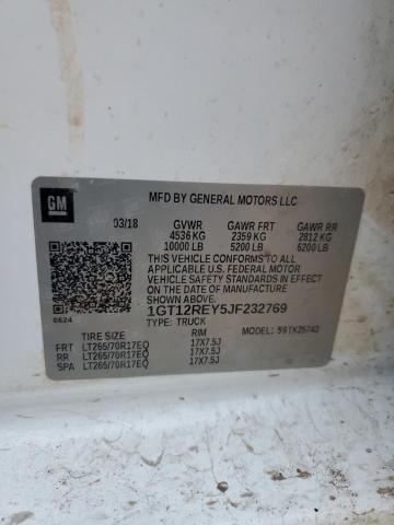 2018 GMC SIERRA K25 - 1GT12REY5JF232769