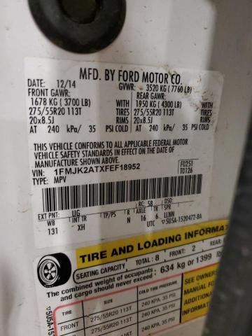 2015 FORD EXPEDITION - 1FMJK2ATXFEF18952