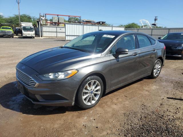 FORD FUSION SE 2017 charcoal sedan 4d gas 3FA6P0H74HR346013 photo #1