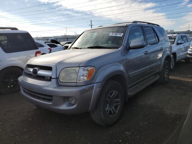 TOYOTA SEQUOIA SR 2005 silver  gas 5TDBT44A85S235339 photo #1